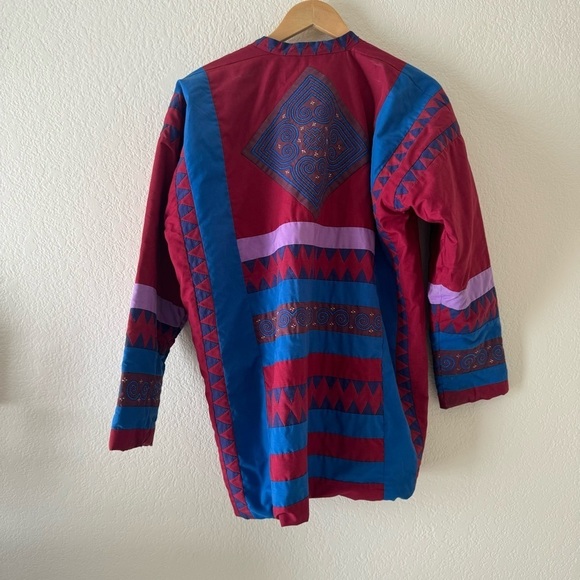 handmade Hmong jacket patchwork - Picture 4 of 7